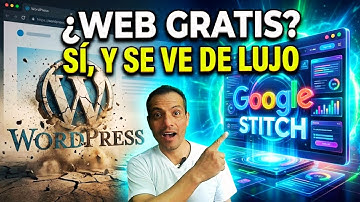 ¿Adiós WordPress? Probé Google Stitch y es INCREÍBLE 🤯