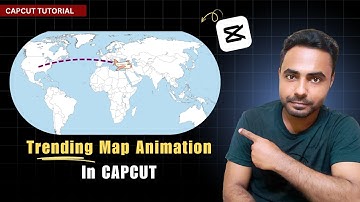 CapCut Map Animation Tutorial | News & Documentary Style Map Move Effect in 1 Minute!