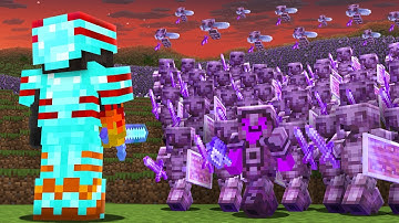 SOLO Player VS 1001 Minecraft Hunters