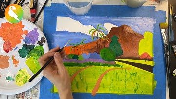 Gauguin Landscapes | Step-by-Step Art Lesson for Kids & Teachers
