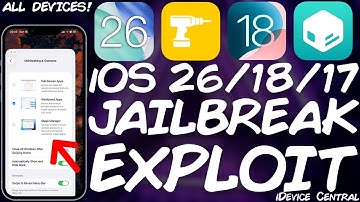 iOS 26.1 / 18 / 17 JAILBREAK (All Devices): FINALLY! New Sandbox Escape Exploit RELEASED! BIG NEWS