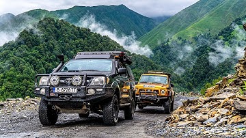 The road to Omalo - Abano Pass (Tusheti, Georgia) | 4x4 Overland Adventure
