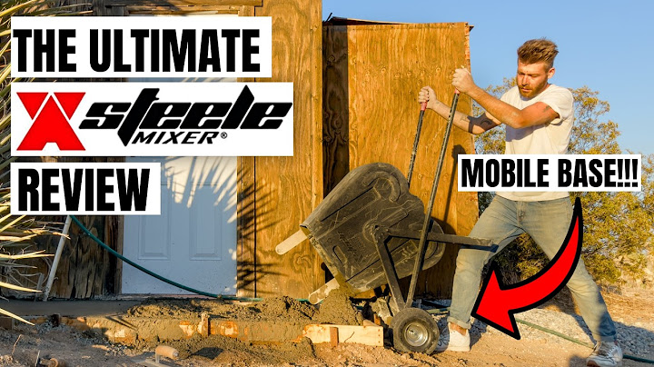 I Built a Curved Sidewalk!!!! The Ultimate Steele Concrete Mixer Review / Test