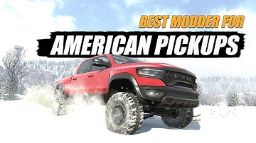 Snowrunner Master of US Pickup Trucks | All JohnJohnHotRod Mods