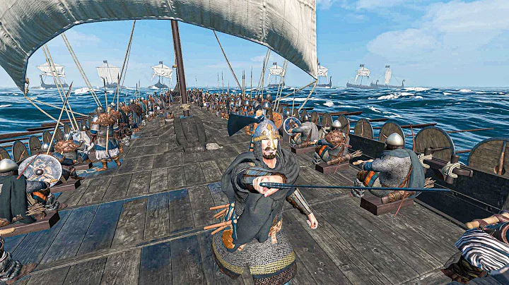 NORTH vs BATTANIANS Naval Battle - Mount and Blade 2 BANNERLORD War Sails DLC