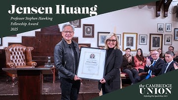Jensen Huang & @NVIDIA | Hawking Fellow 2025 | Cambridge Union