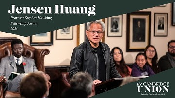 Jensen Huang & @NVIDIA | Hawking Fellow 2025 | Cambridge Union