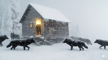I Survived a Blizzard at -50°C | Extreme Trapped wolves, I