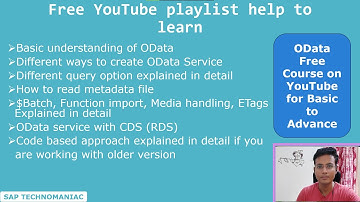 OData a Restful API SAP ABAP Part 1