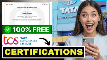 TCS Certification Courses for FREE | Open For All 🔥