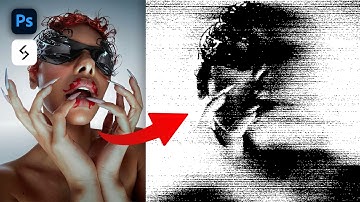 Easy Photocopy Scan Lines Effect in Photoshop