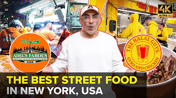 New York BEST HALAL Street Food | The Halal Guys vs. Adel's Famous Food Truck | NYC Top Things To Do