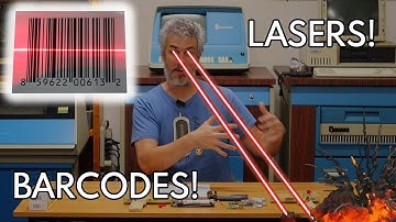 Using Lasers to Read Barcodes!