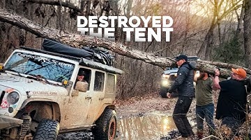 A Tree Fell on the Jeep… Then Water Killed the Toyota