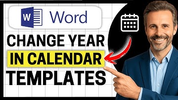 How to Change Year in Microsoft Word Calendar Template [Easy Guide]