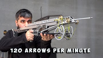 Insane DIY Self-Loading Crossbow | Full Build from Start to Finish