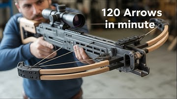 Insane DIY Self-Loading Crossbow | Full Build from Start to Finish