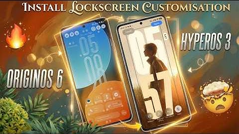OriginOS 6 Features on HyperOS 3.2?! 🔥 100% Working Lockscreen Customisation Install Guide!