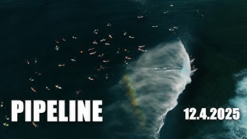 Pipeline epic conditions - 12.4.25 surfing full highlights