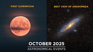 Don't Miss These Astronomy Events in October | Supermoon | Meteor Showers | Comet 3I/ATLAS