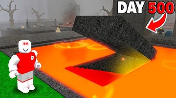 Using ADMIN to Build SECRET LAVA BASE in 99 Nights in the Forest!