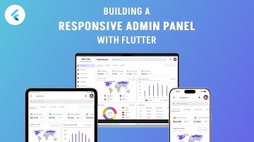 Building a fully responsive Admin Dashboard | Flutter ui design tutorial | Flutter project