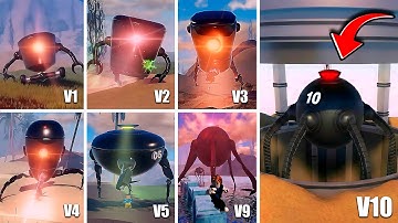 ALL Omnidroids V.X1 - V.X10 Fight Super Ability Update | Omnidroids Test | Roblox