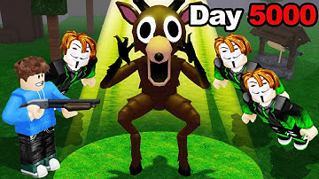 HACKERS Carried Me to Day 5000 in 99 Nights in the Forest!