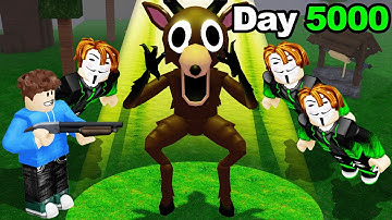 HACKERS Carried Me to Day 5000 in 99 Nights in the Forest!
