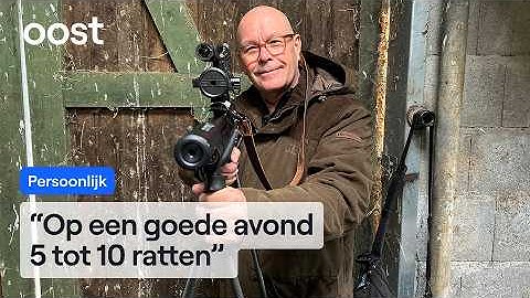 Gepensioneerde Gert jaagt met zijn luchtbuks op ratten | RTV Oost