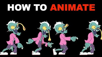 How To Animate a ZOMBIE Walk Cycle - Animation Tutorial