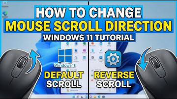 How To Change Mouse Scroll Direction Windows 11