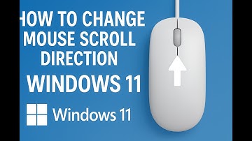 How To Change Mouse Scroll Direction Windows 11