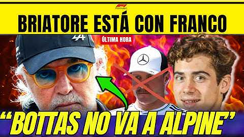 ALPINE F1 LLEVA EL COCHE DE FRANCO COLAPINTO A INVESTIGAR A LA FÁBRICA Y BRIATORE DICE NO A BOTTAS