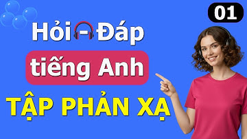 Hỏi đáp tiếng Anh giao tiếp hàng ngày | Tập Phản Xạ Cấp Tốc - Bài 01