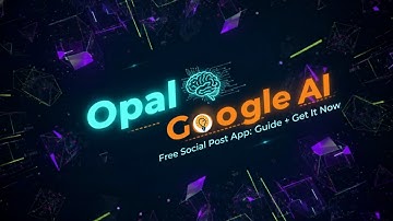 สอนสร้าง Google Opal ให้ได้ mini App AI (แค่พิมพ์ Prompt !) | แจกฟรี App สร้าง content ได้ง่ายๆ