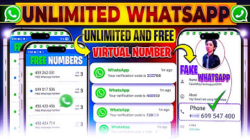 ✓Get a FREE Virtual Number for WHATSAPP Now | Create Unlimited WhatsApp Accounts