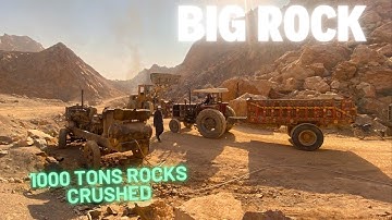 Big Rock Crusher Machine: Crushing Giants with Extreme Power #stonecrusher