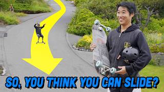 So, You Think You Can Slide? So Tanaka Conquers Steep Hill