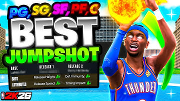 BEST JUMPSHOTS for ALL BUILDS & 3PT RATINGS on NBA 2K26 (AFTER PATCH) 🔥 Best jumpshot 2k26!