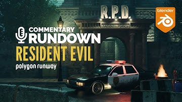 Blender 3D Commentary - Resident Evil Scene