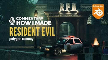 Blender 3D Commentary - Resident Evil Scene