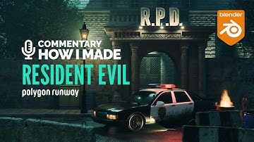 Blender 3D Commentary - Resident Evil Scene