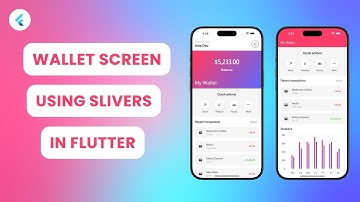 Mastering Slivers in Flutter: Dynamic Scroll Effects & Wallet Screen Design | Flutter Tutorial
