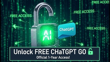 Use ChatGPT Go FREE for 1 Year! 🔥 Official Method Explained Step-by-Step (Limited Access)