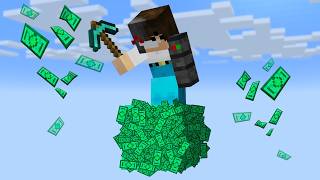 Minecraft, But It's On 1 Money Block