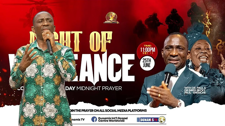 NIGHT OF VENGEANCE PROPHETIC DECLARATIONS From Commanding The Day Midnight Prayers 25-06-2025