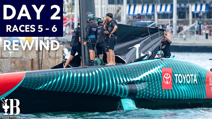 Boat Drama On Land... | Louis Vuitton Cup Round Robin Day 2 | America's Cup 37th Highlights Rewind