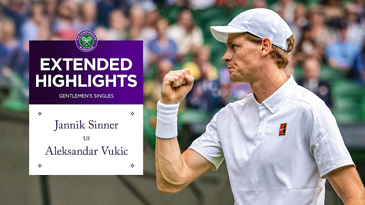 Sinner's just too good! | Jannik Sinner vs Aleksandar Vukic | Extended Highlights | Wimbledon 2025