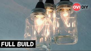 Easy DIY $14 Jar Ceiling Light | How To Build